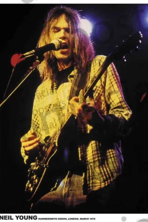 NEIL YOUNG, Poster (84.1cm x 59.4cm; ART188, UK ) Accessories NEW/NEW One Day Deal