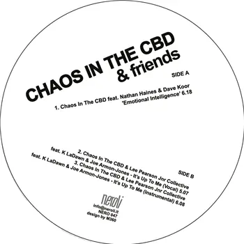 Chaos In The CBD & Friends – A1. Chaos In The CBD Feat. Nathan Haines &Dave Koor - Emotional Intelligence B1. Ch… (Neroli / NERO047) | Redeye Records Budget