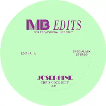 Disco For The People - Josephine – A1Chris Coco EditB1 Dalminjo Edit(***NOTE : THIS IS A PRE-ORDER ITEM***) (Mb Edits / EDIT1R) [Pre-Order] | Redeye Records Don’t Miss Out