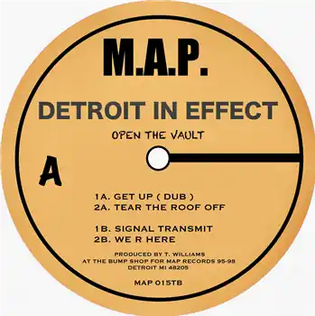 Price Cut Detroit In Effect - Open The Vault – 01 GET UP DUB02 TEAR THE ROOF OFF03 SIGNAL TRANSMIT04 WE R HERE : MAP, MAP015TB… (Map / MAP015TB) [Pre-Order] | Redeye Records