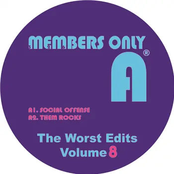 New Arrival Members Only - THE WORST EDITS VOL 8 – A1. Social OffenseA2. Them RocksB1. Bang Bang Bang (***NOTE : THIS IS A PRE-ORDER… (Members Only / MO24) [Pre-Order] | Redeye Records