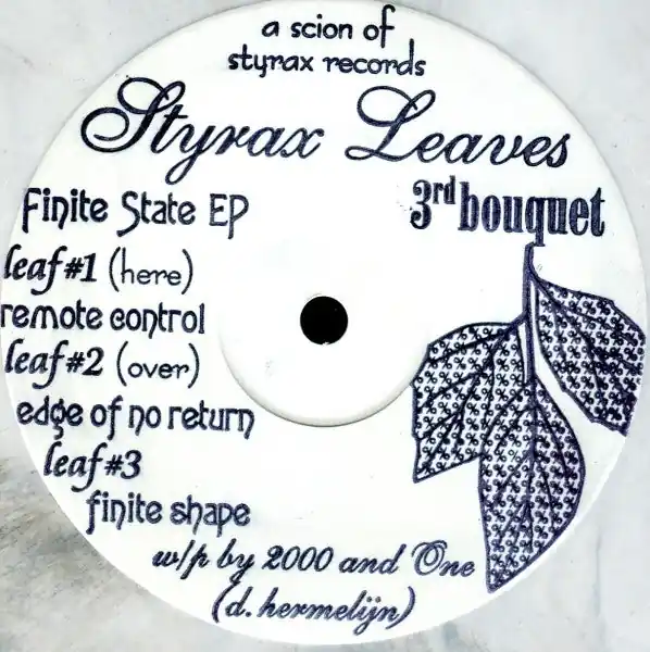 2000 AND ONE, Finite State EP (Styrax Leaves; strx leaves 03, Germany Low Price