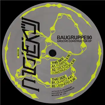 Fan Favorite BAUGRUPPE90 - Groove Constructor EP – Funken / Groove Constructor / Quartz / Liebherr : Molekül, MLKL038 (***NOTE : THIS IS A… (Molekül / MLKL038) [Pre-Order] | Redeye Records