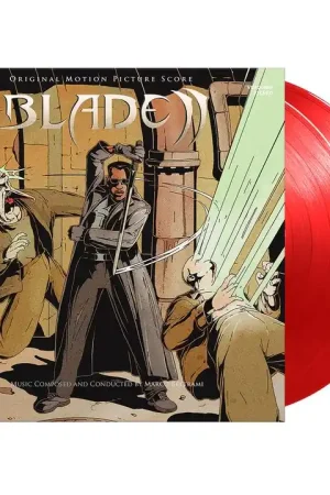 Blade II - Original Motion Picture Score - Deluxe Edition - Mark Isham 2x Translucent Red Vinyl LP Fast Shipping