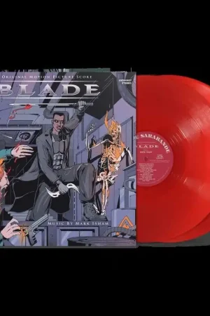 Blade - Original Motion Picture Score - Deluxe Edition - Mark Isham 2x Translucent Red Vinyl LP Original