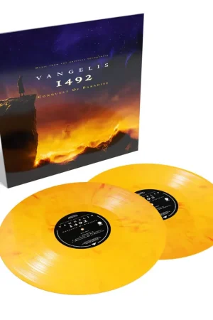 1492: Conquest Of Paradise - Vangelis 2x Yellow Flame Vinyl LP Reissue Final Sale