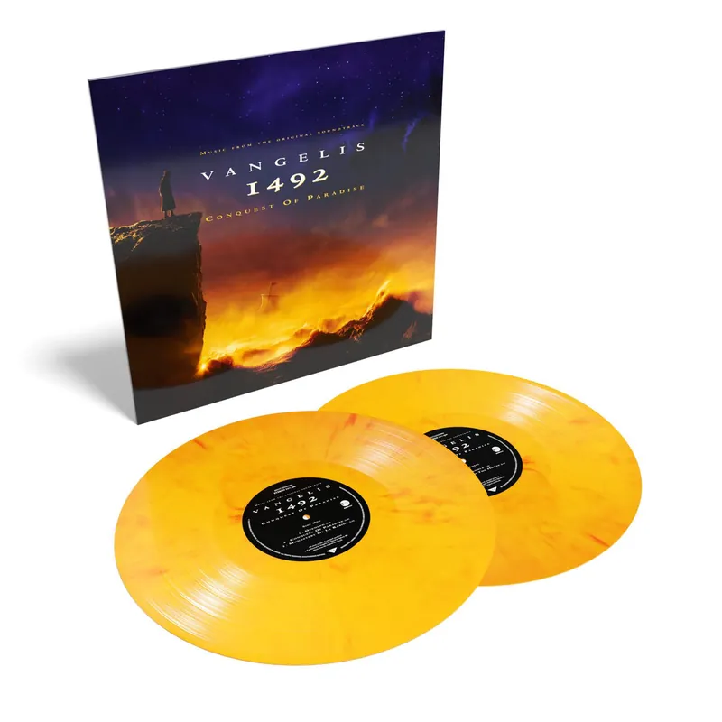 1492: Conquest Of Paradise - Vangelis 2x Yellow Flame Vinyl LP Reissue Final Sale