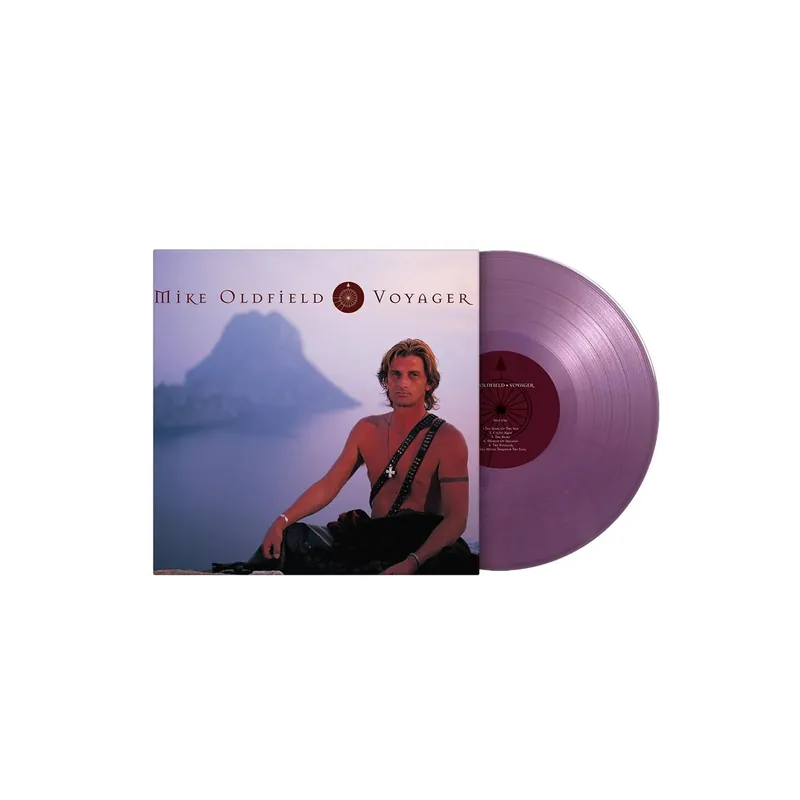 Seasonal Sale Mike Oldfield - Voyager Limited Edition 180G Purple Vinyl LP Reissue