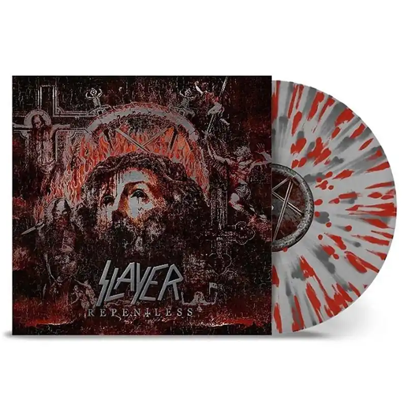 Warranty Included SLAYER - Repentless (10th Anniversary Repress) - LP - Clear Silver wit
