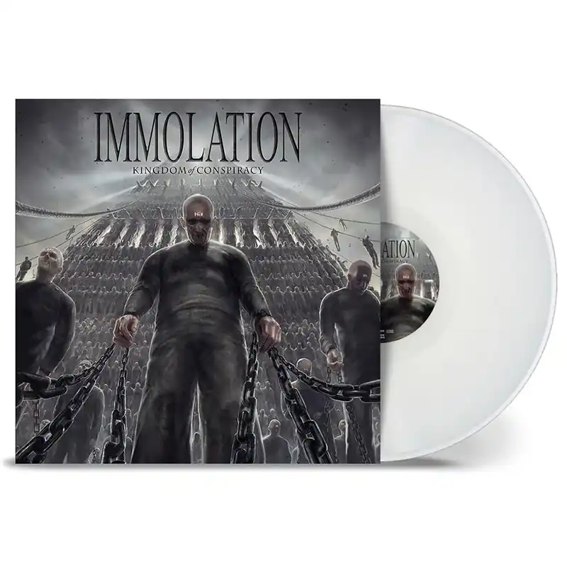 Top Pick IMMOLATION - Kingdom of Conspiracy (Reissue) - LP - Solid White Vinyl