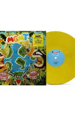 MGMT - Time to Pretend Banana Yellow Vinyl LP Reduced Price