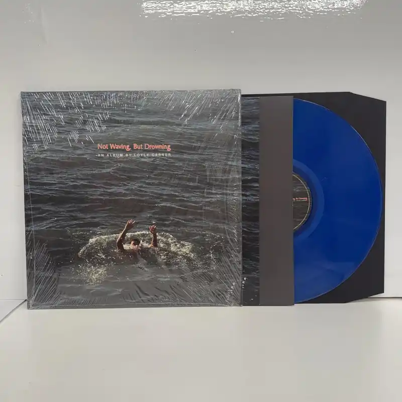 Loyle Carner - Not Waving, But Drowning Limited Blue Vinyl LP Money Back Guarantee