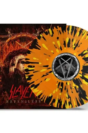 Top Pick SLAYER - Repentless (Repress) - LP - Transparent Orange with Yellow &
